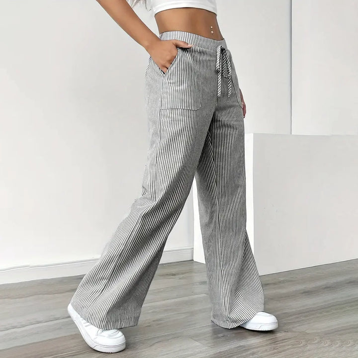 Glorivia™ | Premium Striped Trousers