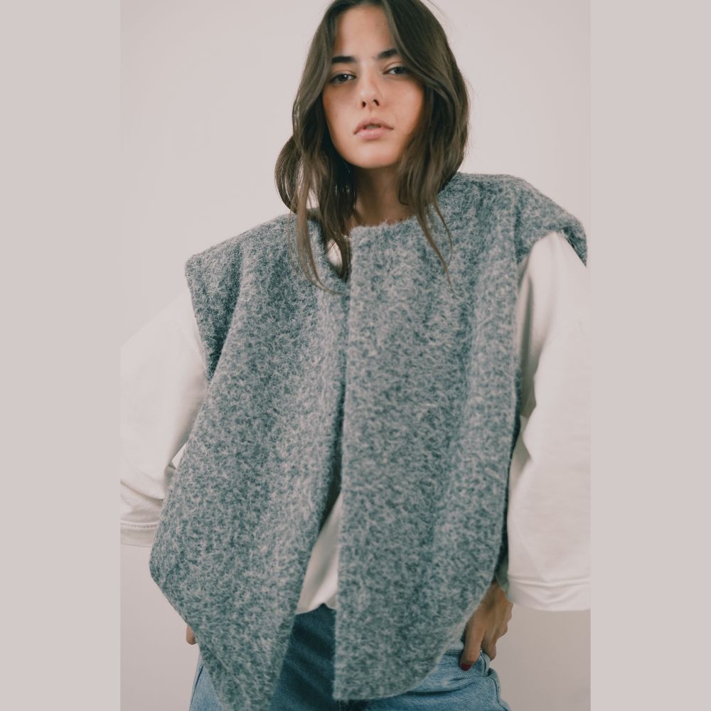 Glorivia™ | Teddy Knit Vest