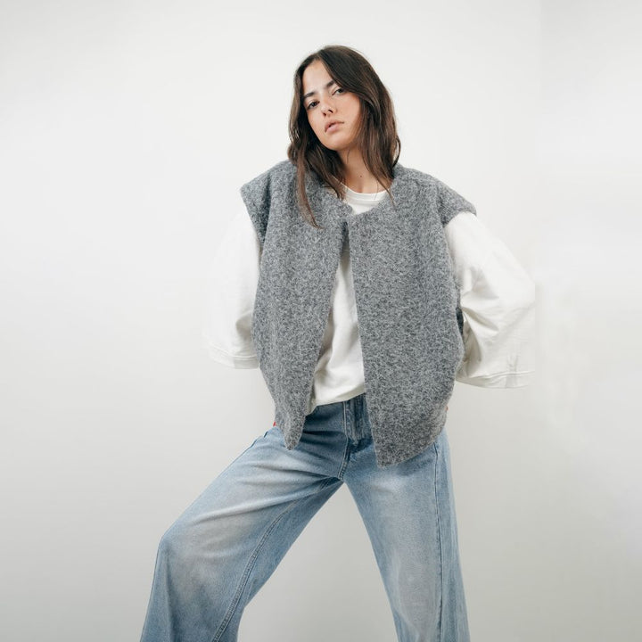 Glorivia™ | Teddy Knit Vest