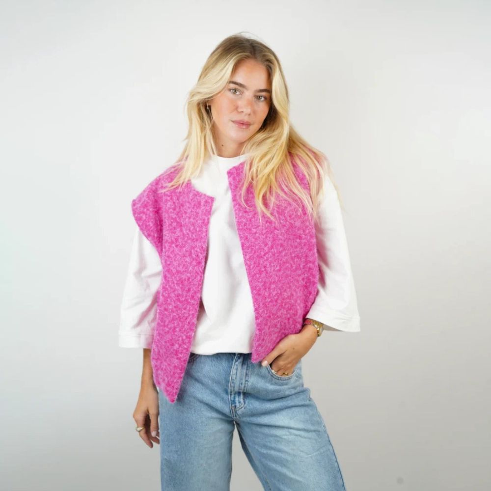 Glorivia™ | Teddy Knit Vest