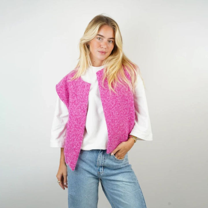 Glorivia™ | Teddy Knit Vest