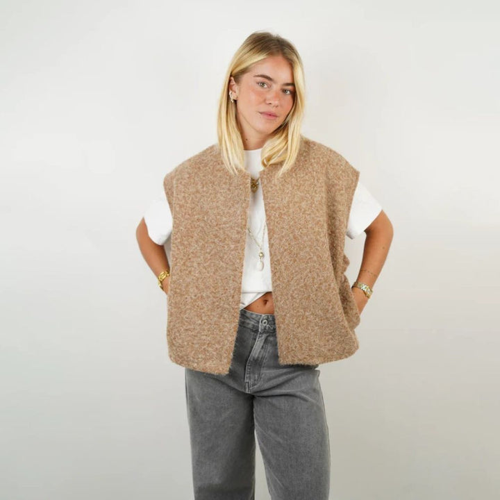 Glorivia™ | Teddy Knit Vest