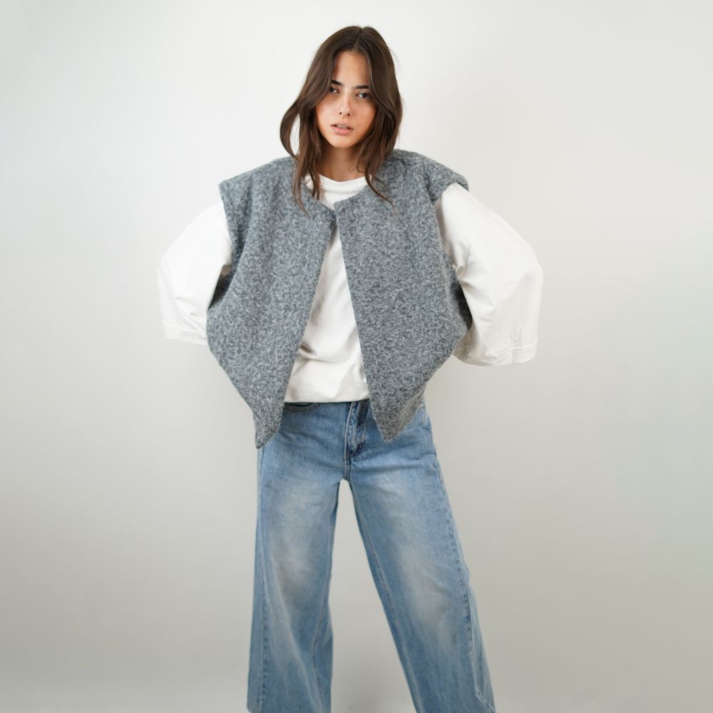 Glorivia™ | Teddy Knit Vest