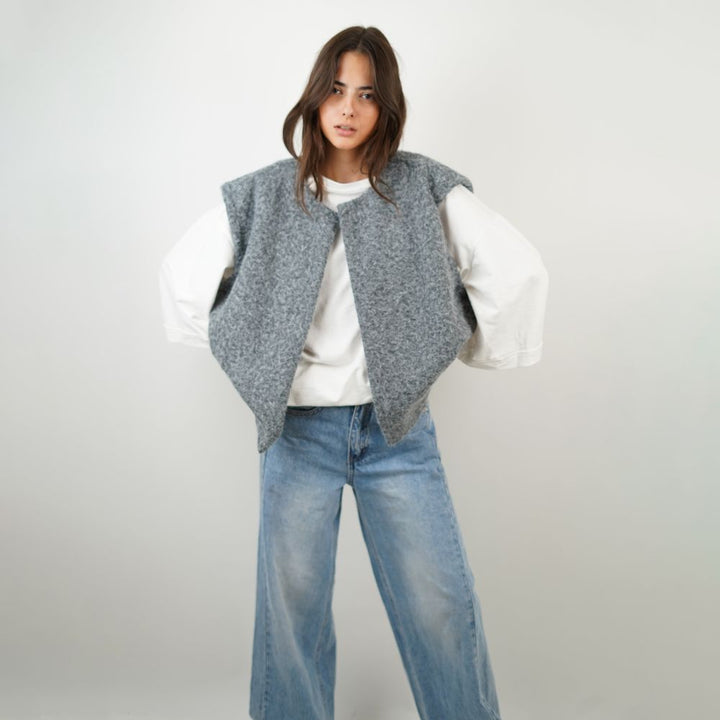 Glorivia™ | Teddy Knit Vest