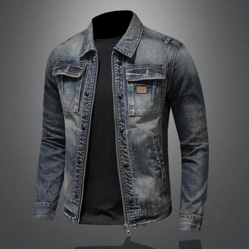 Glorivia™ | Vintage Style Denim Jacket