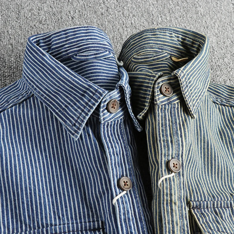 Glorivia™ | Vintage Denim Shirt
