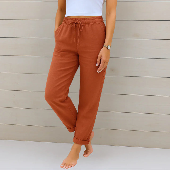 Glorivia™ | Linen Trousers