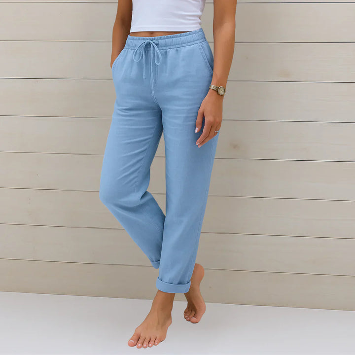 Glorivia™ | Linen Trousers